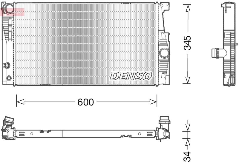Radiator, engine cooling -