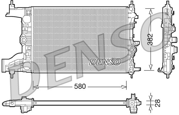Radiator, engine cooling -