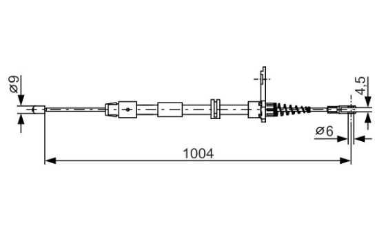 Cable Pull, parking brake -