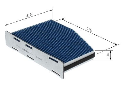 Filter, cabin air VAG - 1K1 819 669 - FILTER+pro