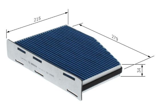 Filter, cabin air VAG - 1K1 819 669 - FILTER+pro