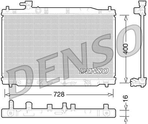 Radiator, engine cooling -