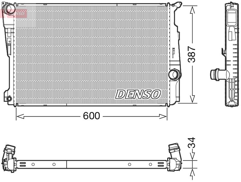 Radiator, engine cooling -