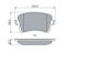 Brake Pad Set, disc brake VAG - 8K0 698 451 B