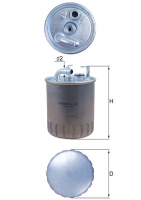 Fuel Filter MERCEDES-BENZ - 611 092 02 01