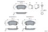 Brake Pad Set, disc brake HONDA - 45022-SWW-G01