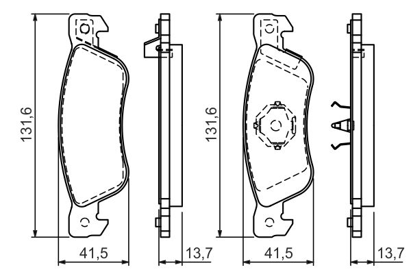 Brake Pad Set, disc brake -