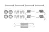 Accessory Kit, parking brake shoes -