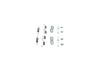 Accessory Kit, parking brake shoes -