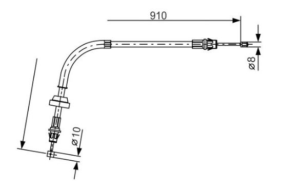 Cable Pull, parking brake -