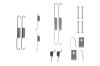 Accessory Kit, brake shoes -