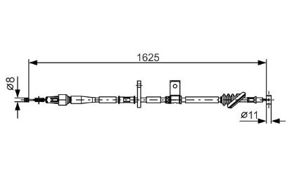 Cable Pull, parking brake -