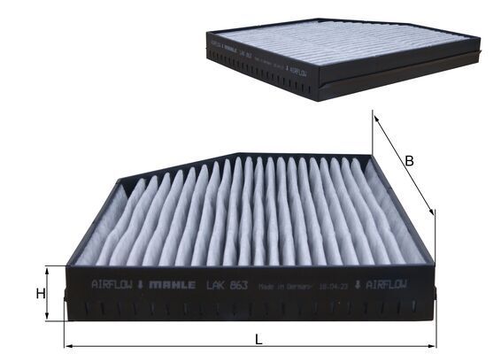 Filter, cabin air Mercedes Actros