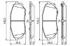 Brake Pad Set, disc brake HYUNDAI - 58101-C5A70