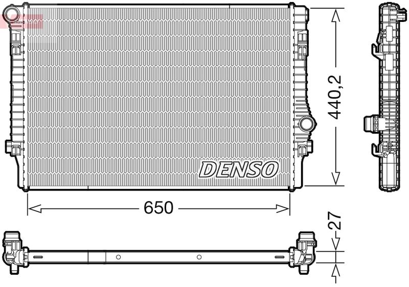 Radiator, engine cooling -