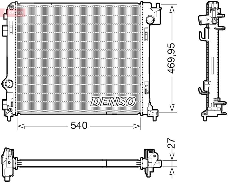 Radiator, engine cooling -