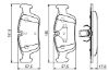 Brake Pad Set, disc brake BMW - 34 11 1 160 356