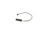 Warning Contact, brake pad wear -