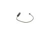 Warning Contact, brake pad wear -