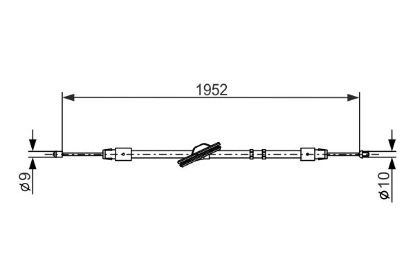 Cable Pull, parking brake -