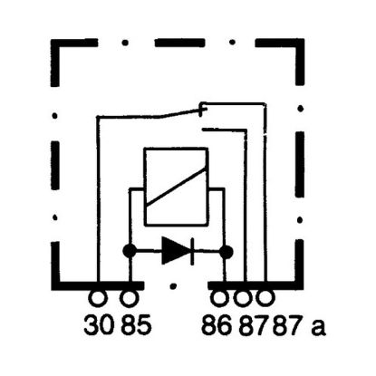 Relay, main current -