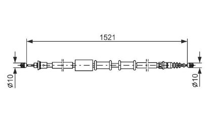 Cable Pull, parking brake -
