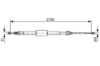 Cable Pull, parking brake -