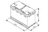 Starter Battery 80Ah 800A 315*175*190 - +