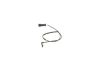 Warning Contact, brake pad wear -