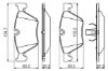 Brake Pad Set, disc brake BMW - 34 11 2 339 267