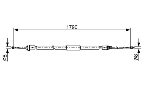 Cable Pull, parking brake -