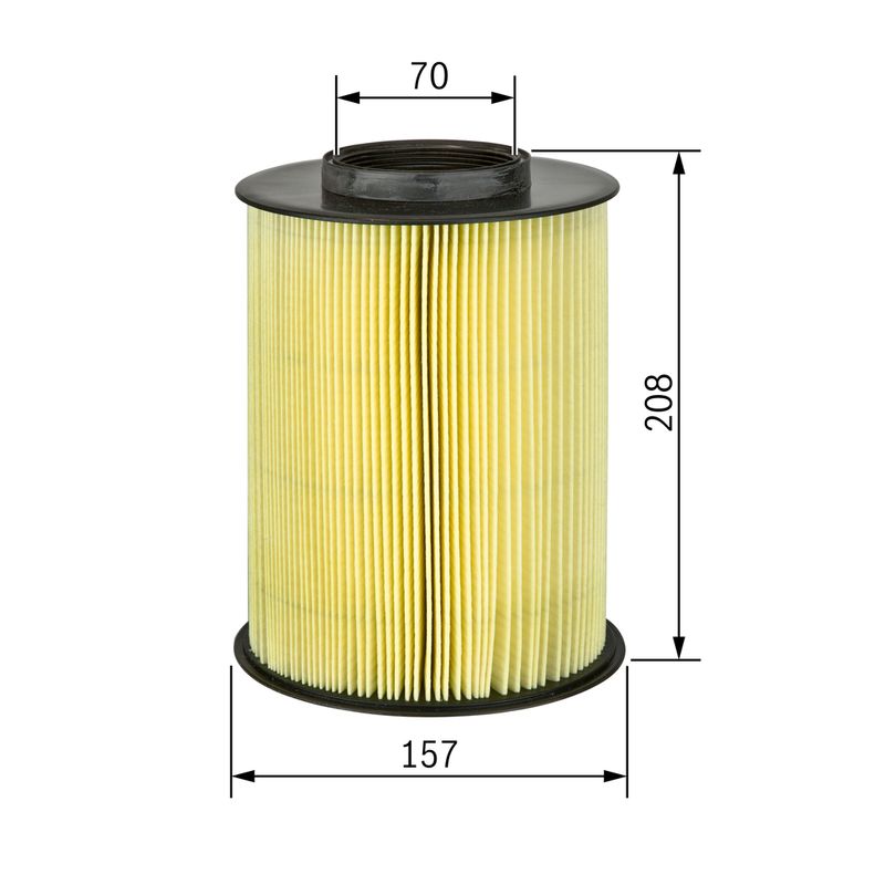 Air Filter FORD - 1 727 530, VOLVO - 31370984
