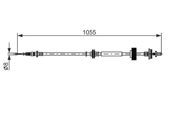 Cable Pull, parking brake -