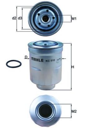 Fuel Filter PSA - 1608933780, SUBARU - 42072AJ130