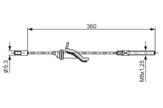 Cable Pull, parking brake -