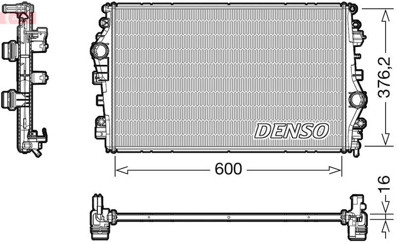 Radiator, engine cooling -