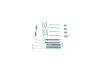 Accessory Kit, brake shoes -