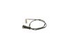 Warning Contact, brake pad wear -