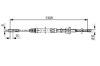 Cable Pull, parking brake -