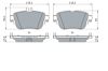 Brake Pad Set, disc brake MERCEDES-BENZ - 000 420 97 00