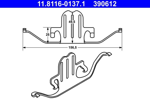 Spring, brake caliper -