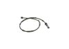 Warning Contact, brake pad wear -
