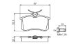 Brake Pad Set, disc brake PSA - 16 318 317 80, FORD - 1 205 557