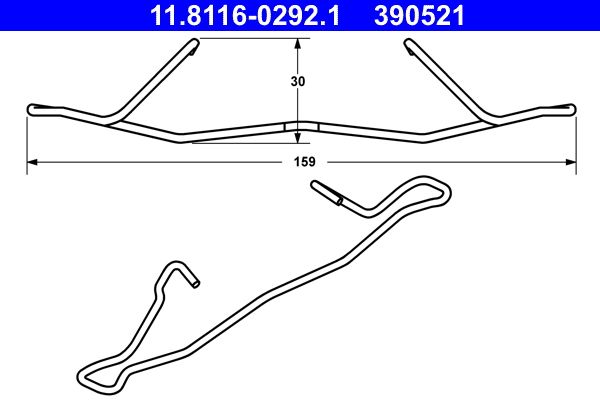 Spring, brake caliper -