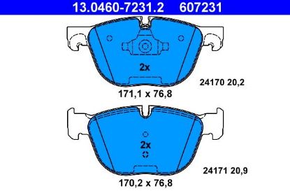 Brake Pad Set, disc brake BMW - 34 11 4 074 370