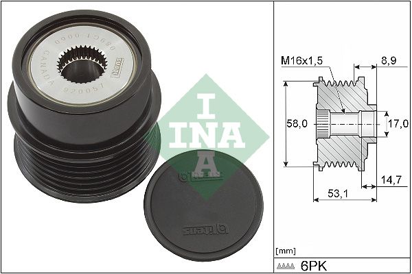Alternator Freewheel Clutch -