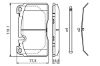 Brake Pad Set, disc brake VAG - 8R0 698 151 AA