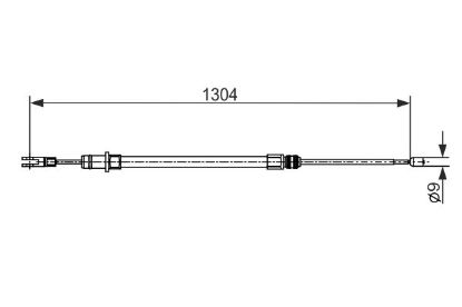 Cable Pull, parking brake -