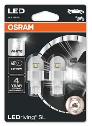 Bulb, interior light W16W LED Cool White (2tk)