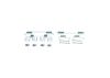 Accessory Kit, parking brake shoes -